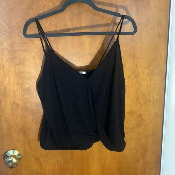 GUC express black cropped tank! Size L - Picture 1 of 3